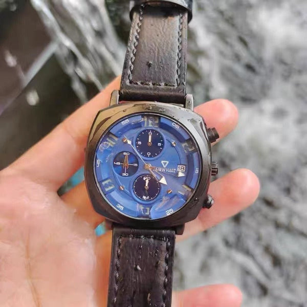 Mark Fairwhale Leather Military Watch