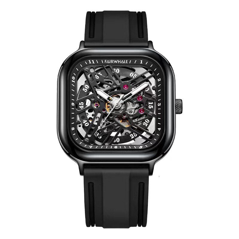 Mark Fairwhale Square Brooken Tourbillon Watch - Fairwhalewatches