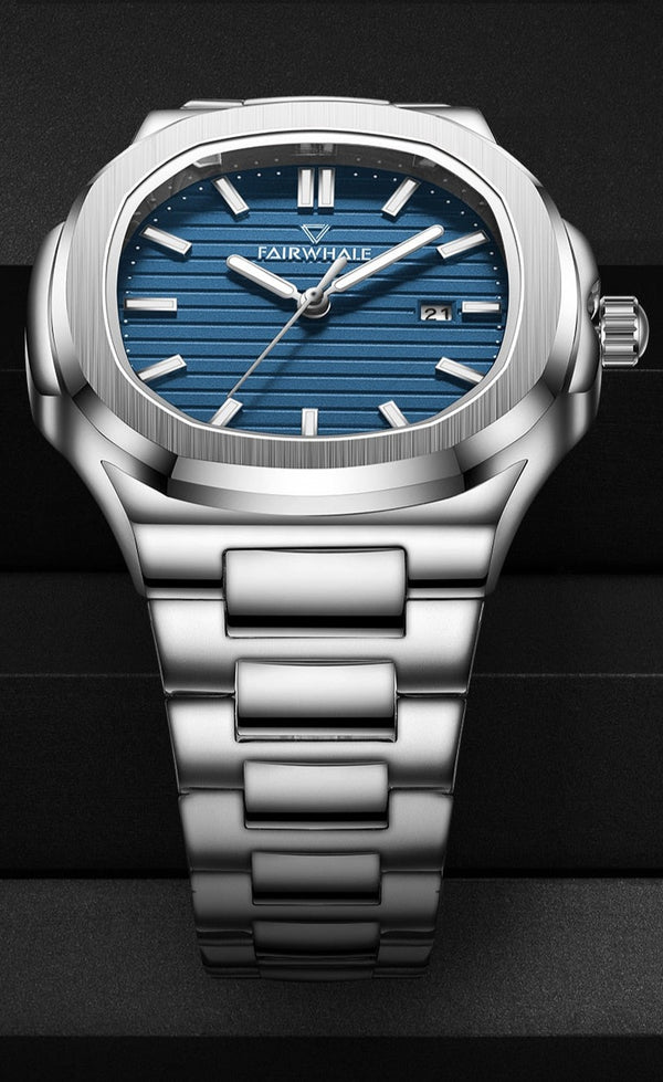 Mark Fairwhale Luminous Waterproof Stainless Steel Watch