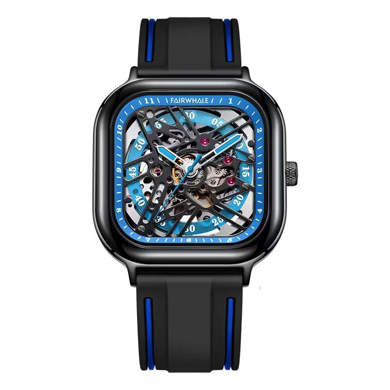 Mark Fairwhale Square Brooken Tourbillon Watch - Fairwhalewatches