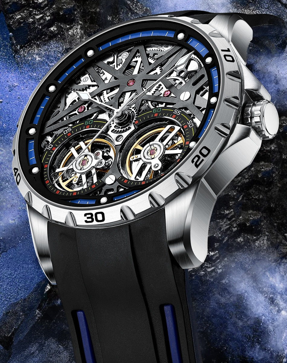 Double Tourbillon Automatic Watch