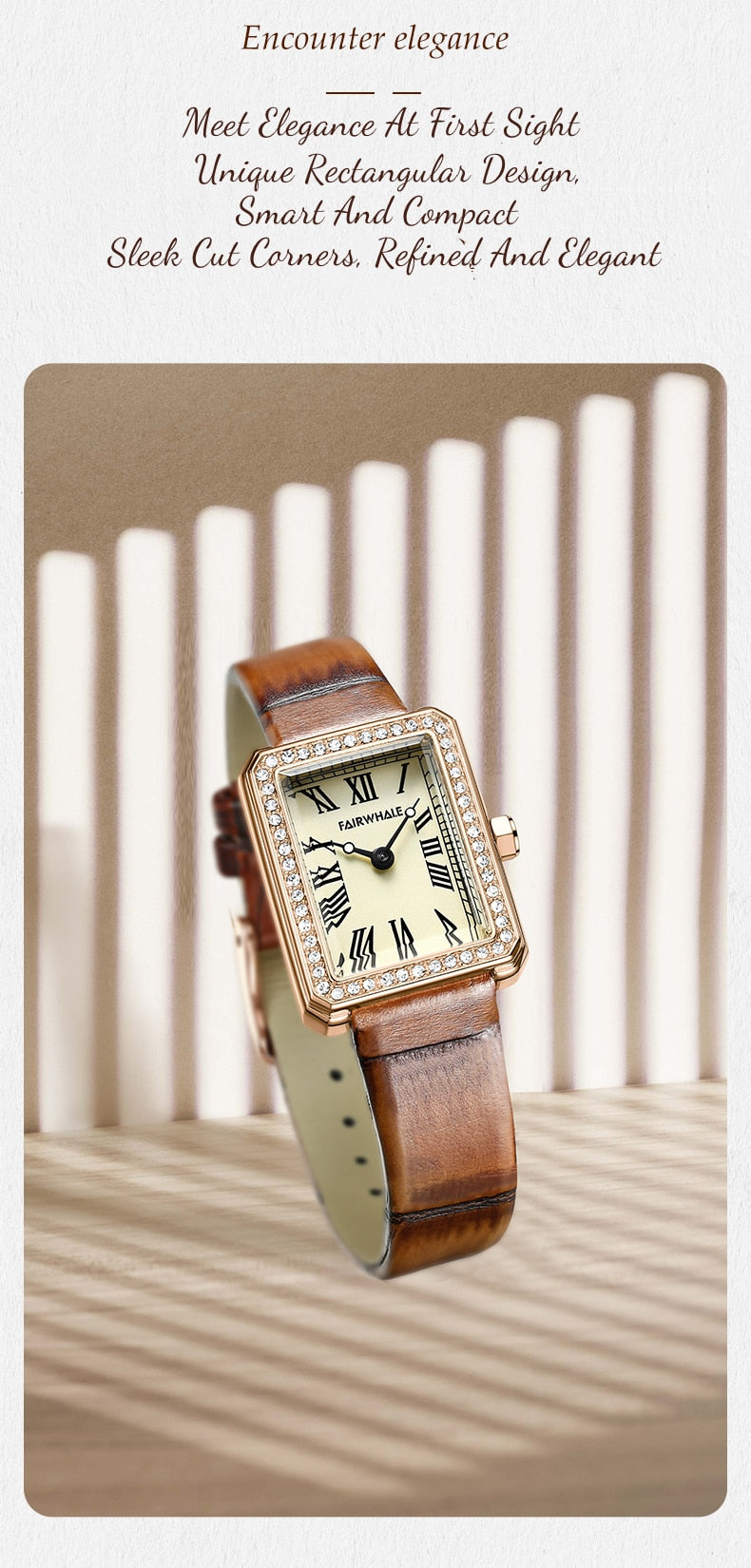 Mark Fairwhale Retro Square Watch